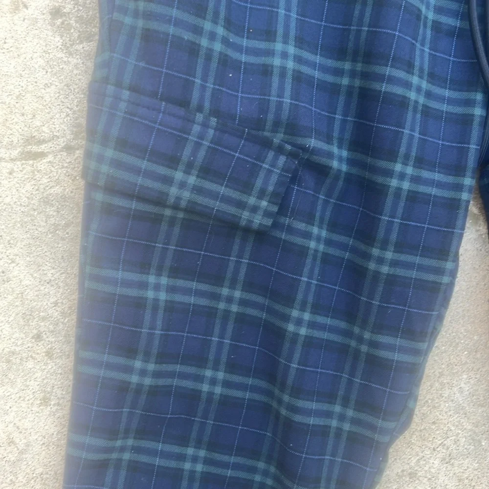 Pacsun Blue/Green Tarten Plaid Cargo Pant Men's Size L